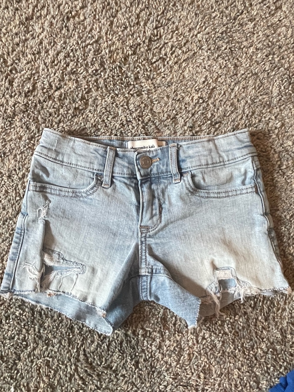 Abercrombie Girls Low Rise Midi Shorts size 7/8